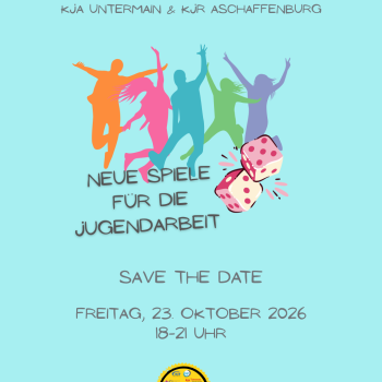 Neue Spiele für die Jugendarbeit Save the Date - neue Spiele für die Jugendarbeit